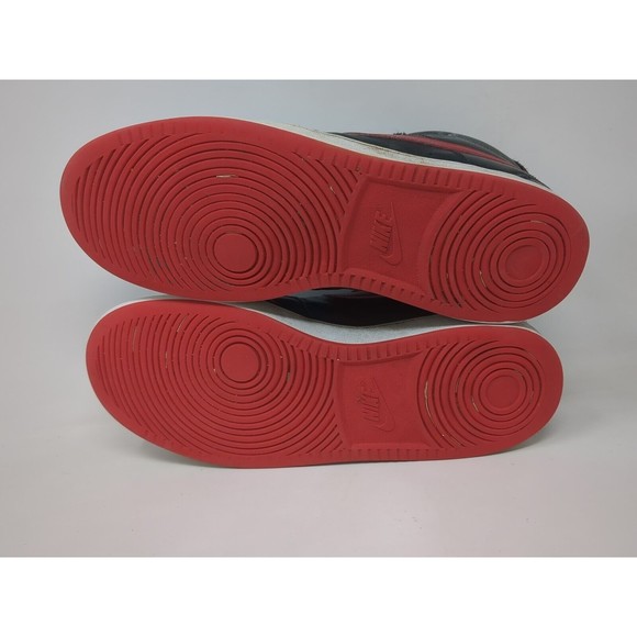 Men\'s Nike Court Vision Mid Black‎ University Red White | Size 12 DM8682-001 main image 3